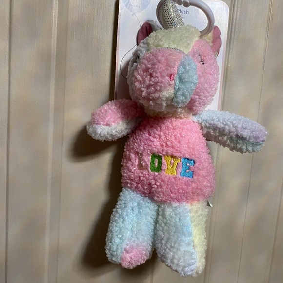 Carried Away By Stepping Stones Soft Plush Beautiful Bunny Toy 12” Multicolor - Picture 6 of 8
